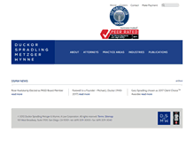 Tablet Screenshot of dsm-law.com